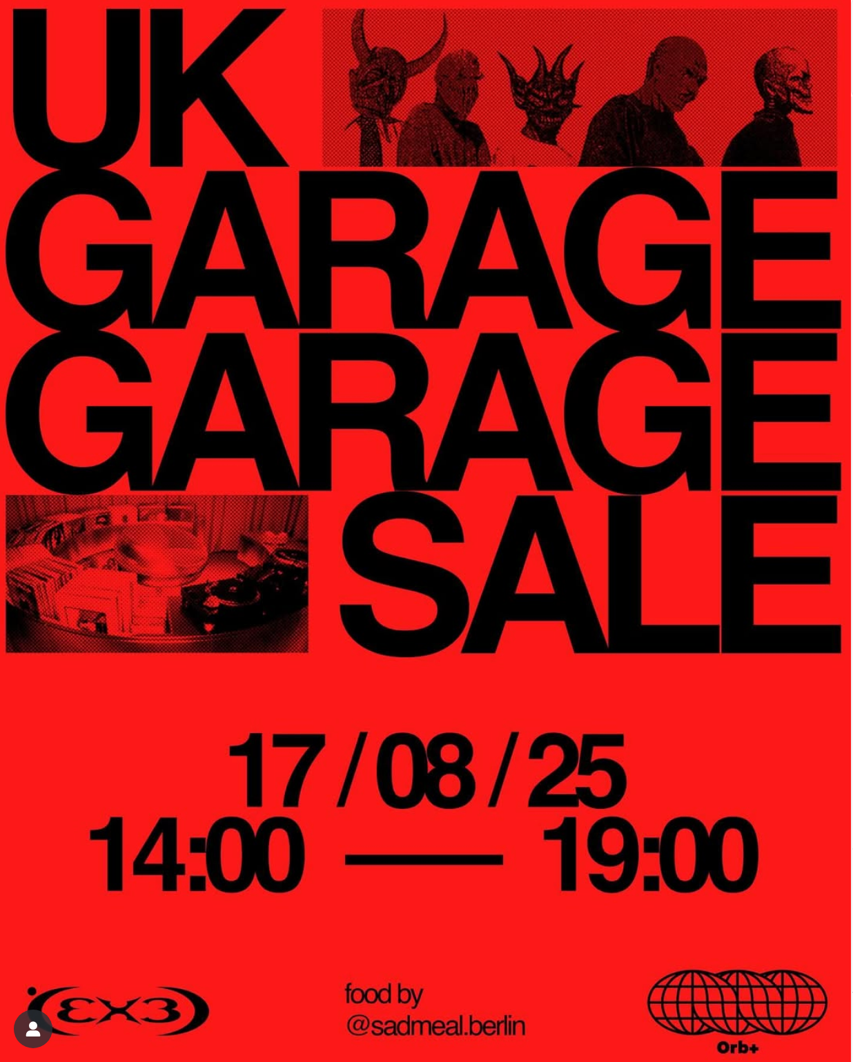 UK GARAGE GARAGE SALE