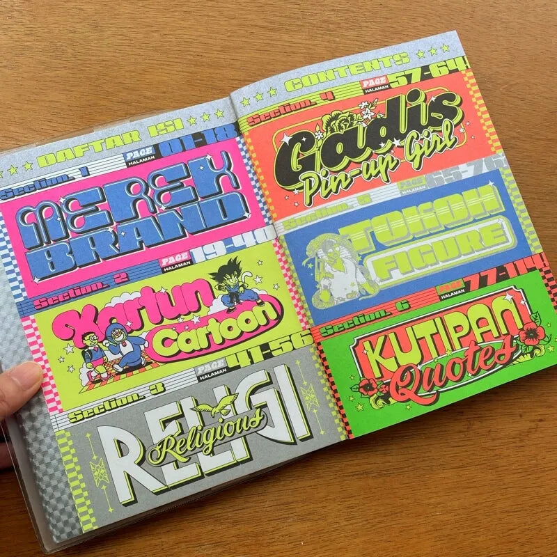 Grafis Nusantara Vol.4: Koleksi Stiker Pop & Trendi