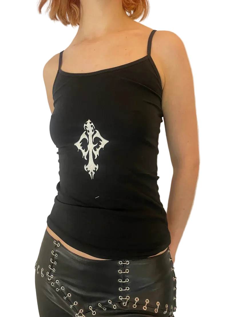 CATHOLIC GUILT X .EXE ARCHIVE CG Logo Spaghetti Strap Top