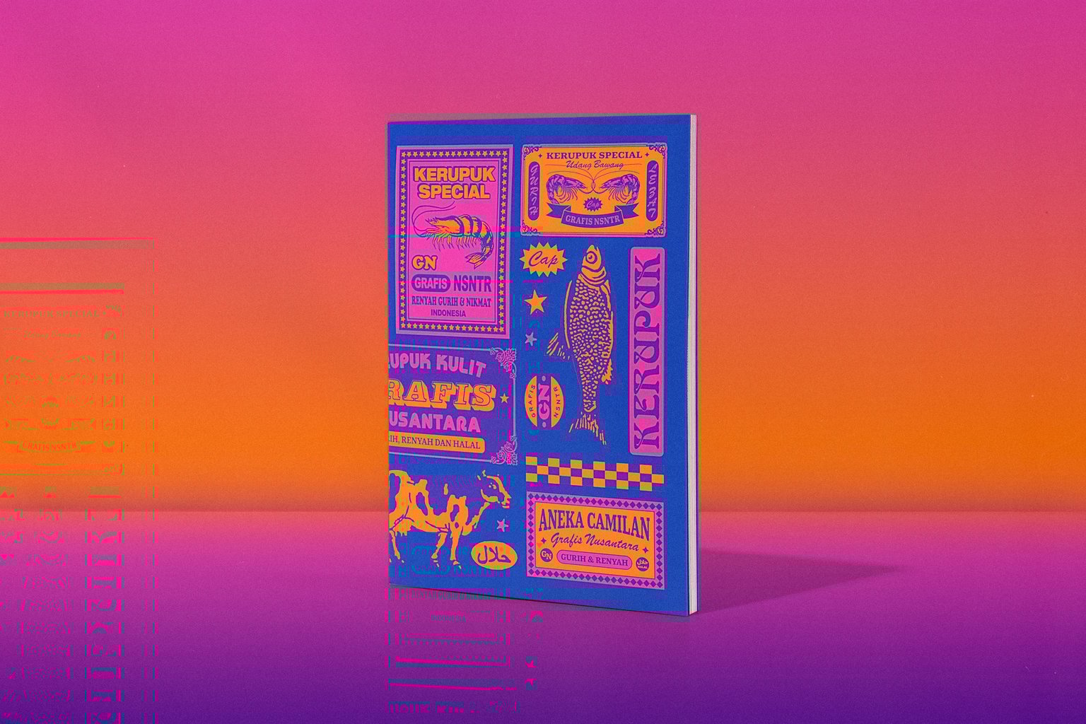 Grafis Nusantara Book Vol. 02: Label Kerupuk [BONUS KERUPUK)