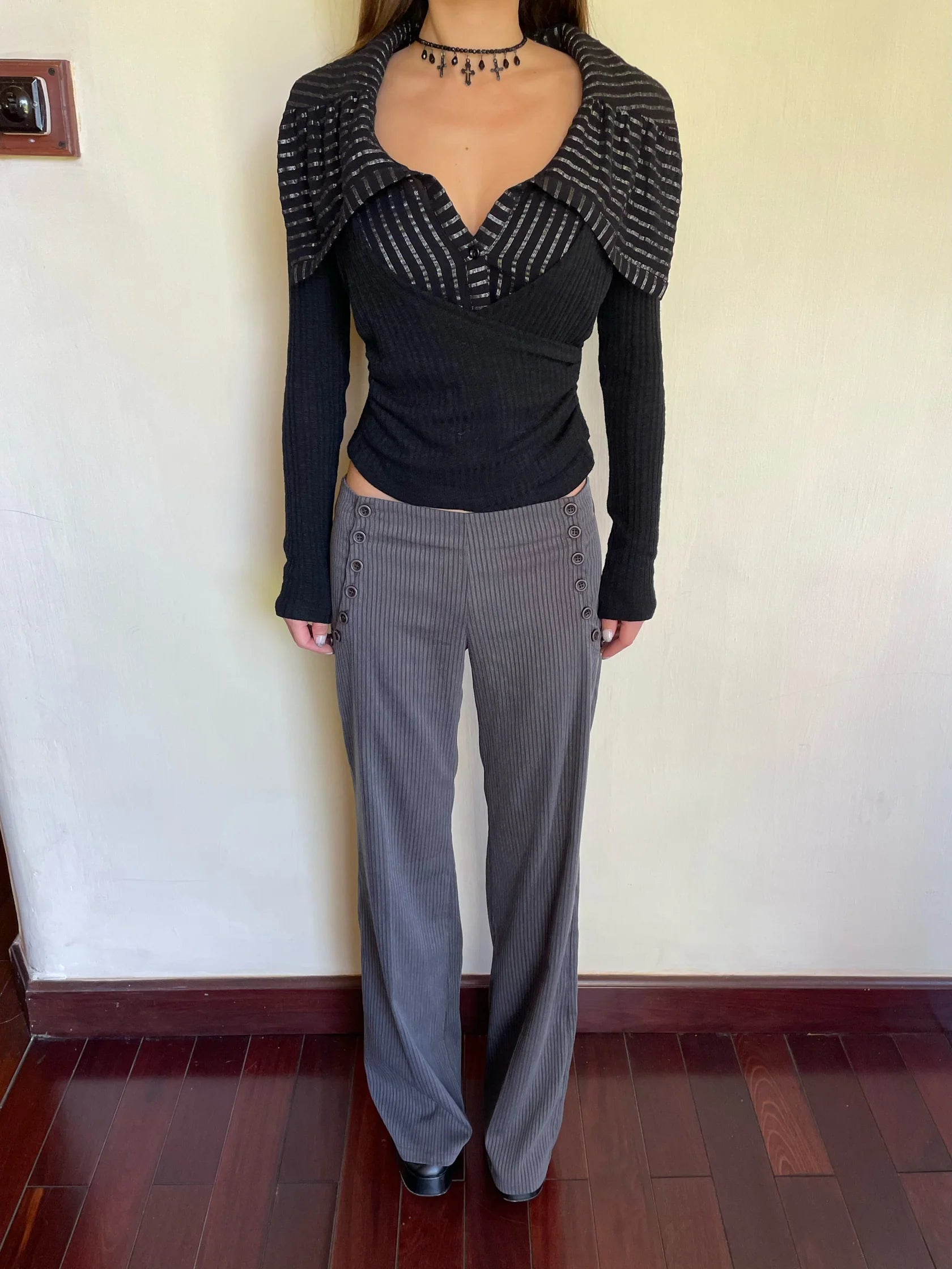 Seraphine Fake Two-piece Top - DOLOMEDES