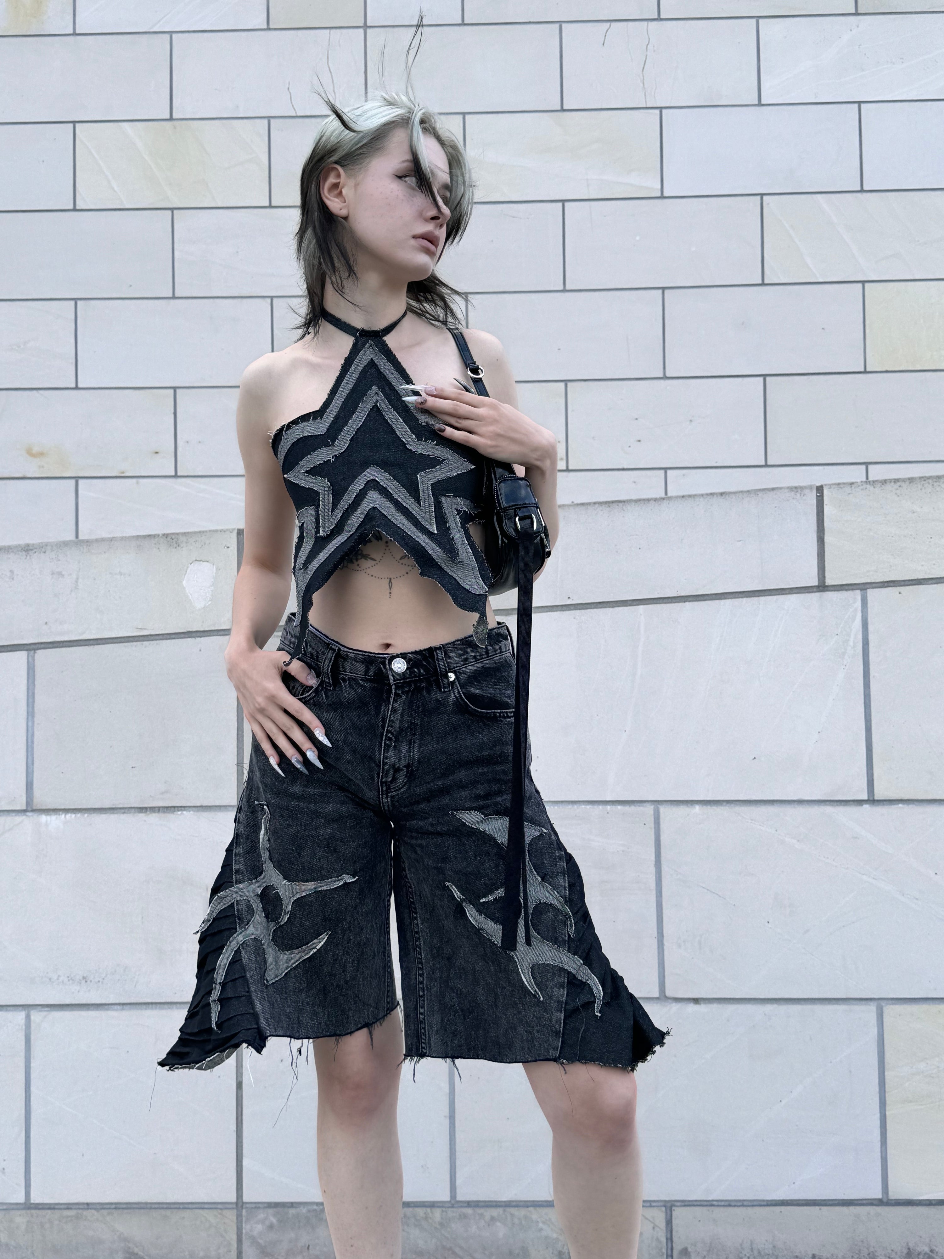 Denim Star Top – 3liksir