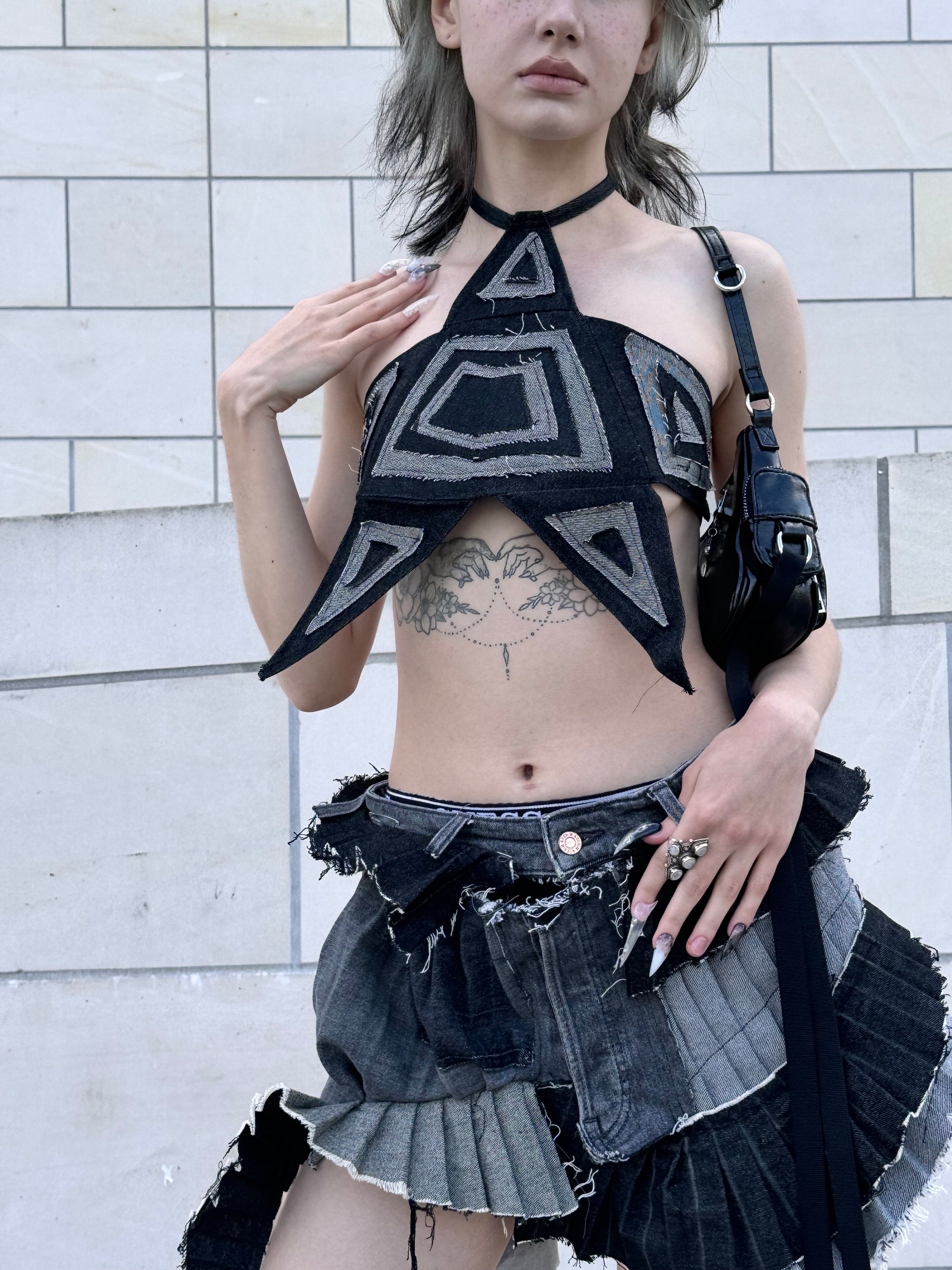 Denim Star Top – 3liksir