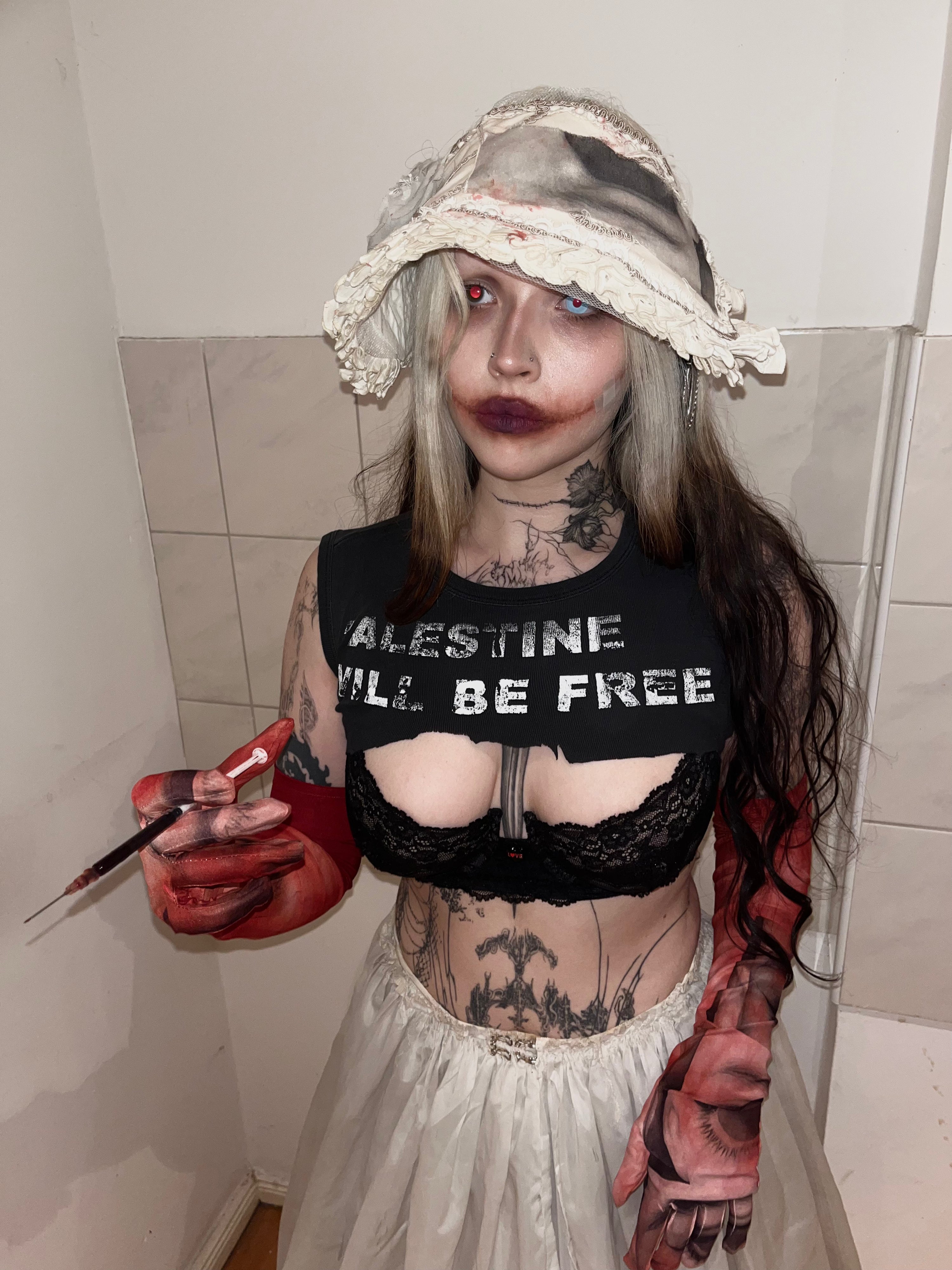 CROP TOP PALESTINE WILL BE FREE