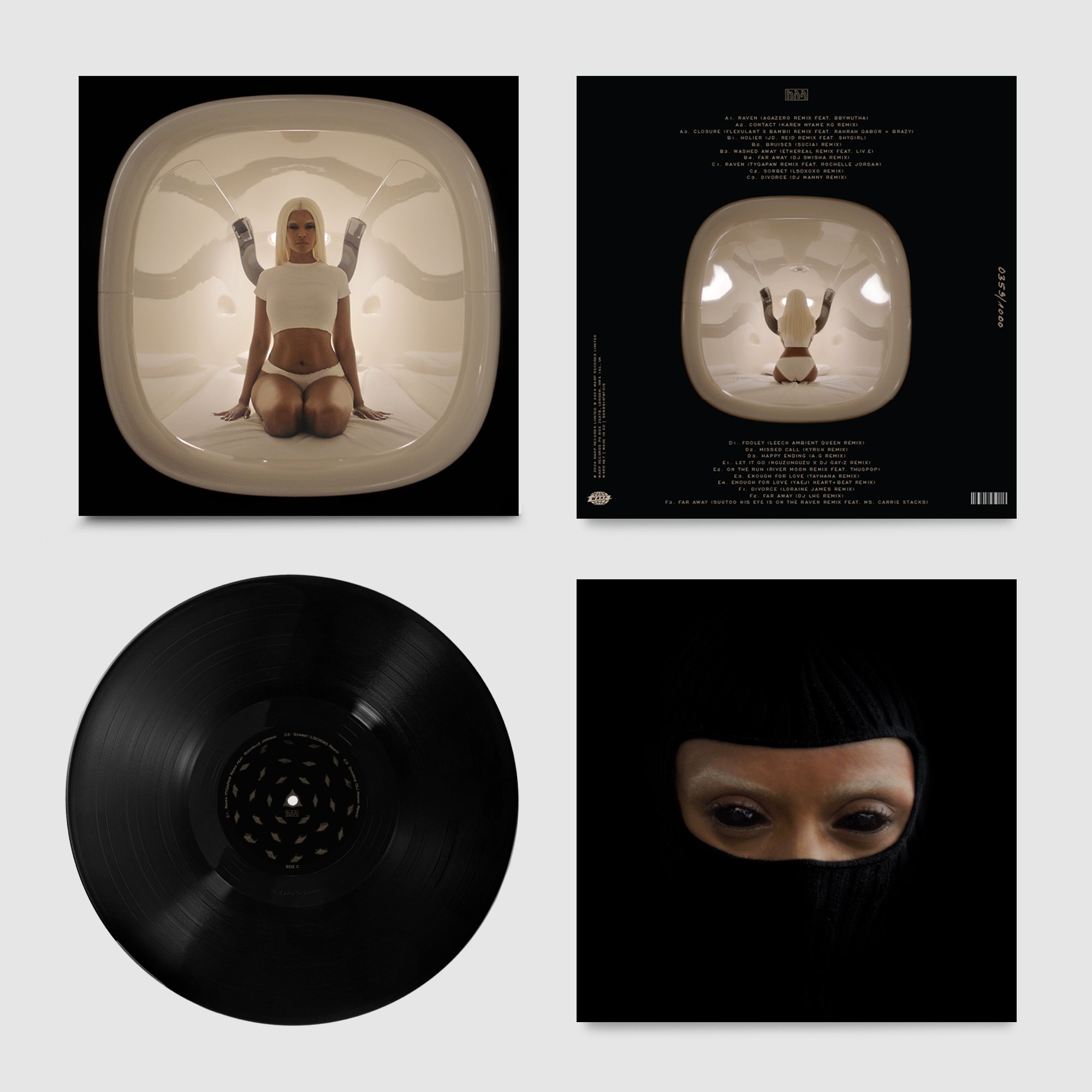 Kelela – RAVE:N, The Remixes [LIMITED EDITION] 777 of 1000 Angel Number Super Rare Internal Images Warp Records