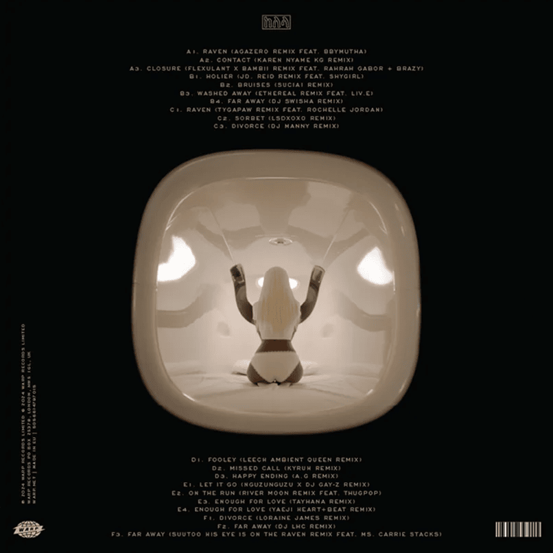 Kelela – RAVE:N, The Remixes [LIMITED EDITION] 777 of 1000 Angel Number Super Rare Back Cover Warp Records