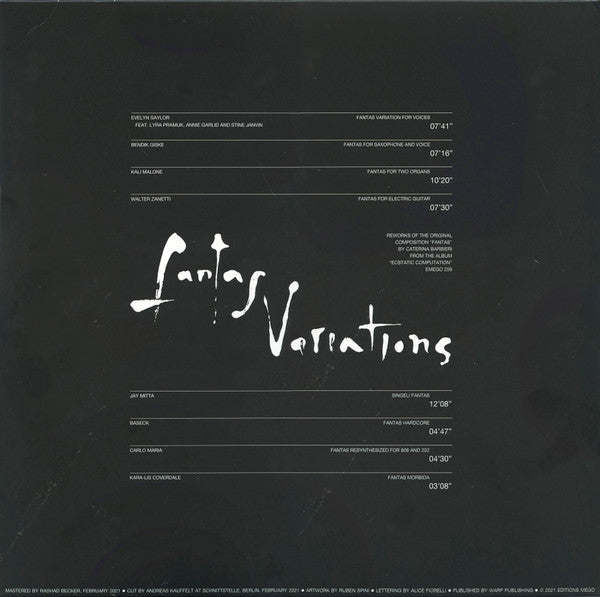 Caterina Barbieri – Fantas Variations