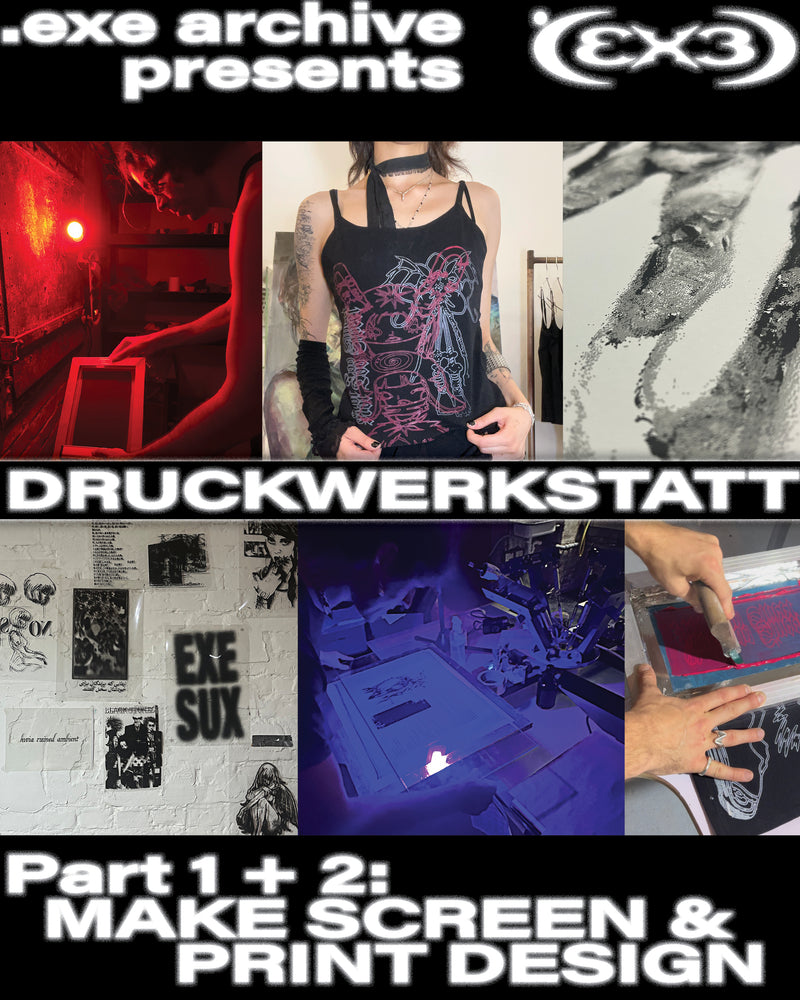 BEGINNER SCREENPRINT WORKSHOP — Part 1 + 2 OFFER