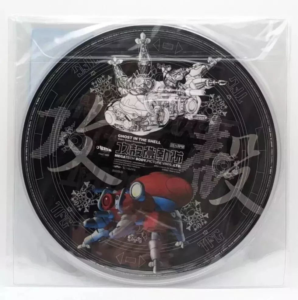 Various – Ghost In The Shell Video Game Soundtrack Megatech Body.Picture Vinyl.Ltd. Limited Edition Reissue (back cover)