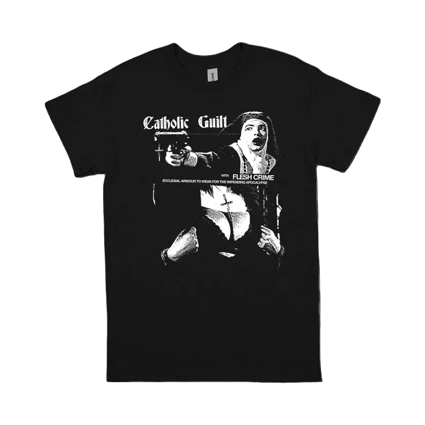 CATHOLIC GUILT X .EXE ARCHIVE BOOTLEG FLESH CRIME T-SHIRT