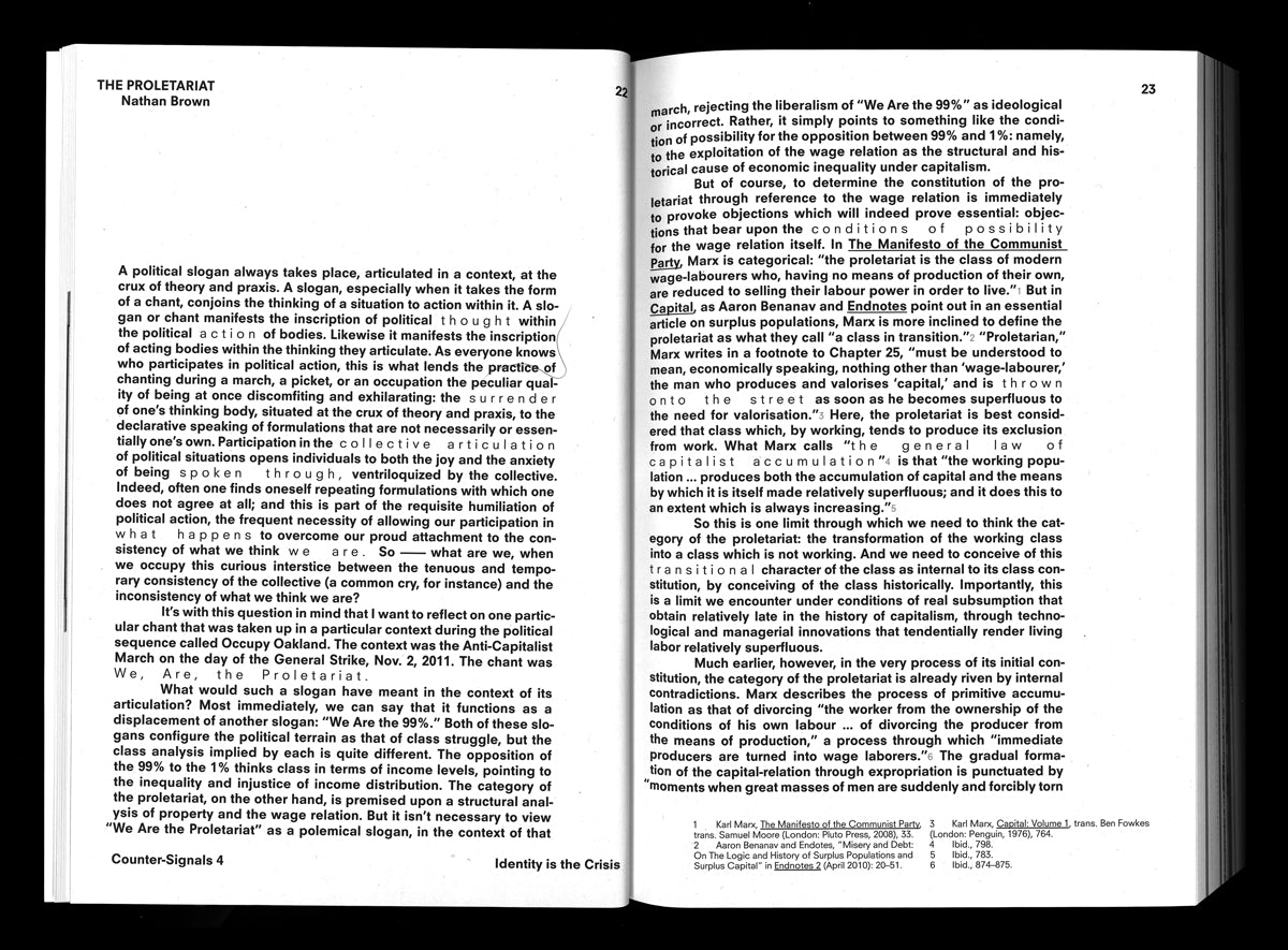 Identity is the Crisis — Counter-Signals 4