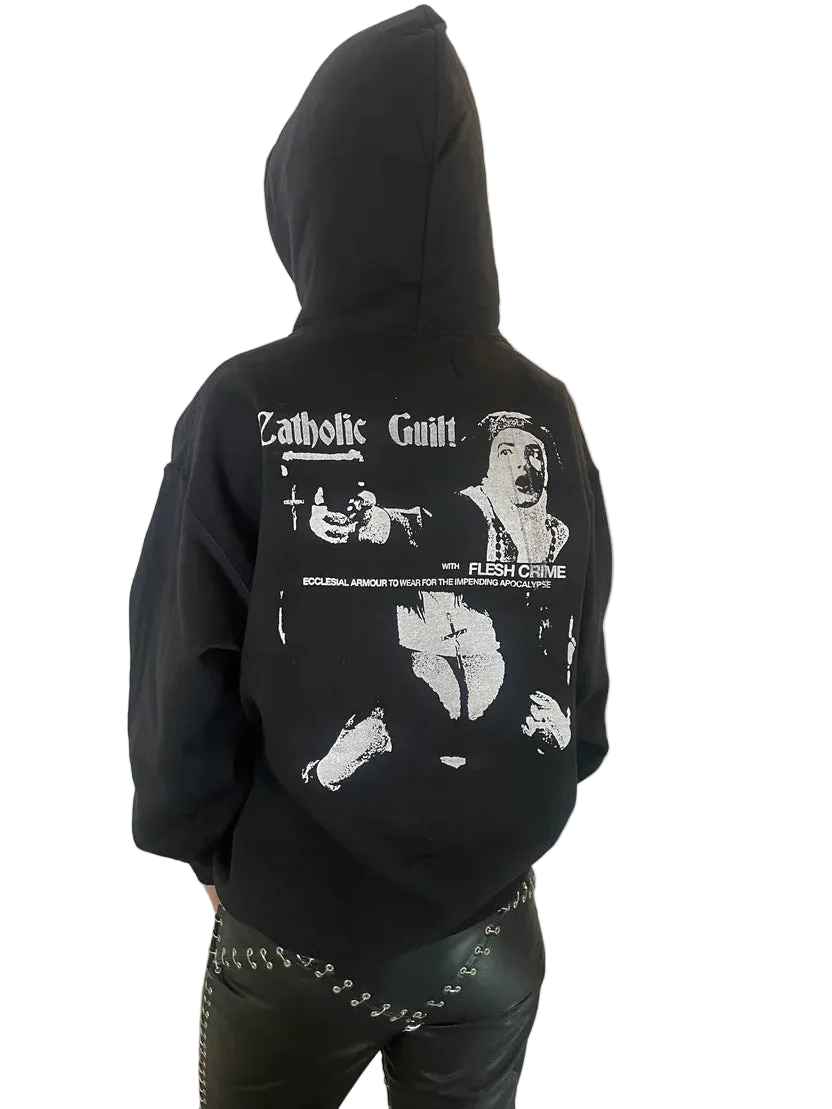 CATHOLIC GUILT X .EXE ARCHIVE FLESH CRIME COLLAB HOODIE